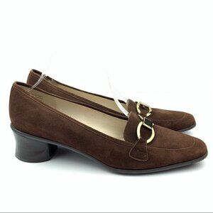 Circa Joan & david heels 10 Cjnadina brown suede